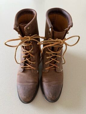 Justin Boots | Women’s Lace Up L0555 Western Boots 6.5